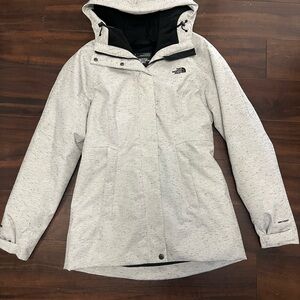 The North Face Women's Light Gray Ski Jacket